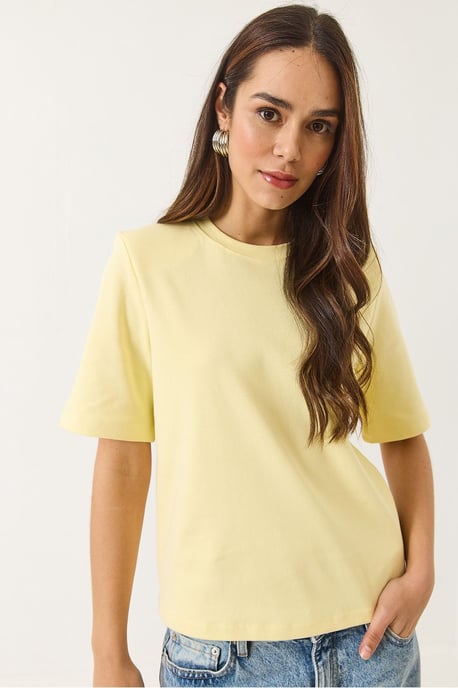 Gevoerde Ronde Hals T-Shirt - Image 2