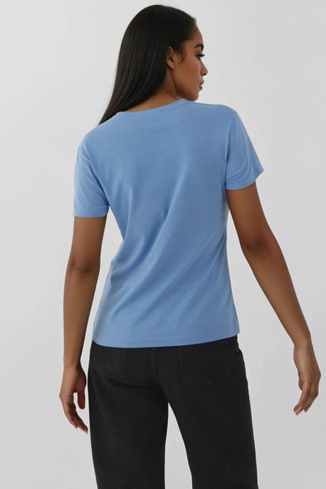 Reguliere Pasvorm Crew Neck Katoenen T-shirt - Image 2