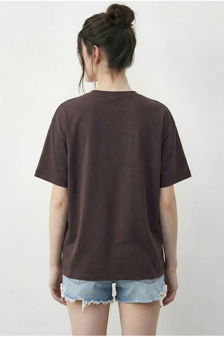 Embroidered Crew Neck T-Shirt - Image 5