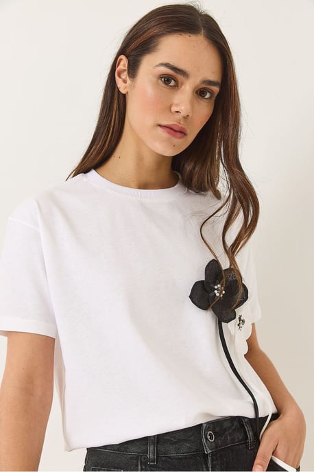 Bloemendruk Korte Mouwen T-shirt - Image 2