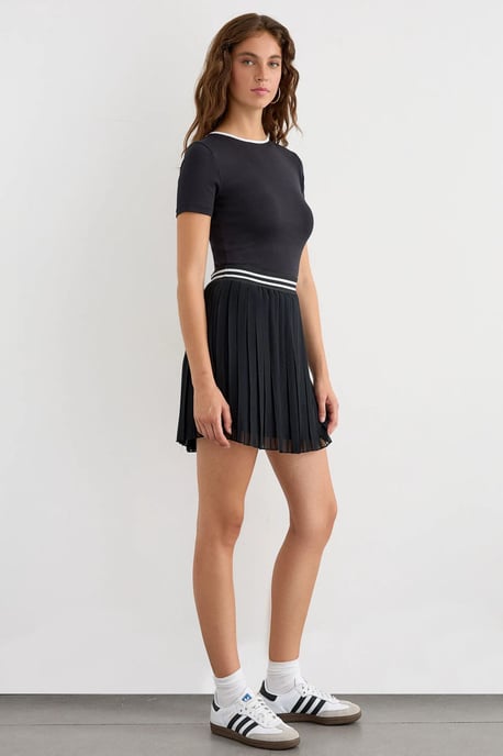 Basic Jersey T-shirt med Öppen Rygg - Image 3