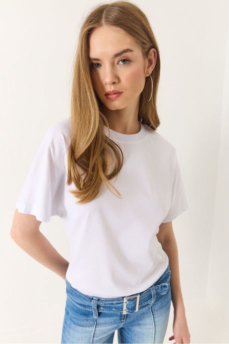 Cotton Crew Neck T-Shirt - Image 4