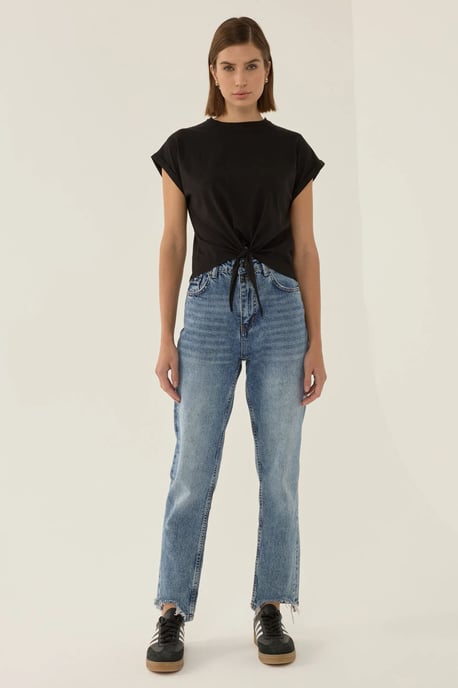 Basic Crew Neck Kort T-shirt - Image 5
