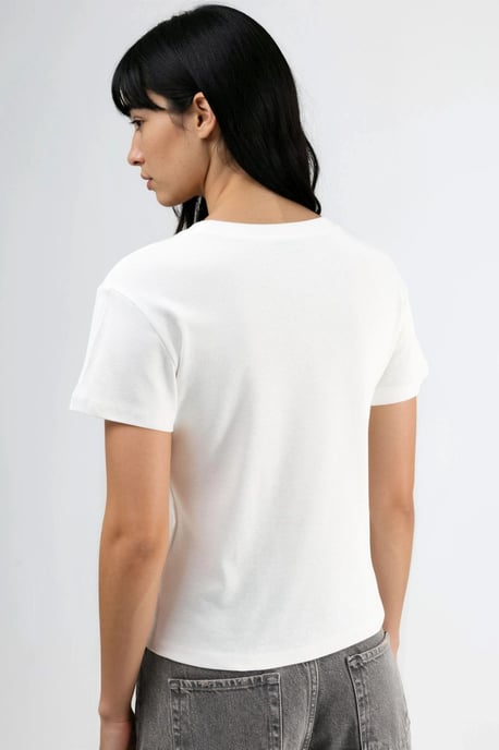 Steen Gemeleerde Crew Neck T-Shirt - Image 4