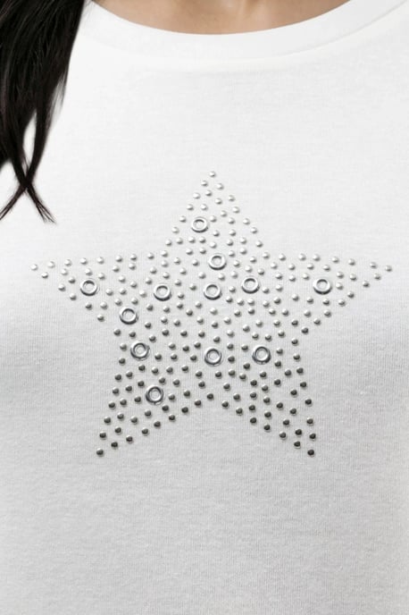 Steen Gemeleerde Crew Neck T-Shirt - Image 6