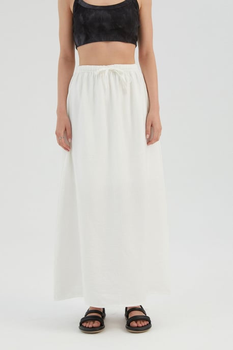 Hoge Taille Strik Maxi Rok - Image 4