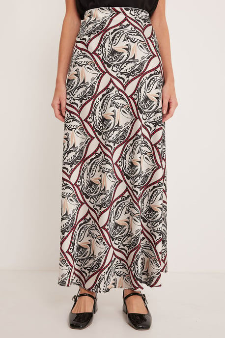 Maxi Satin Kjol med Foder - Image 2