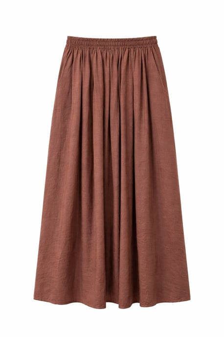 Hoge Taille Maxi Rok met Touwtje Taille - Image 3