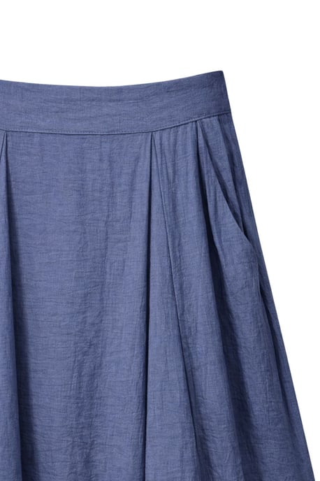 High-Waisted Lined Long Skirt - Image 2