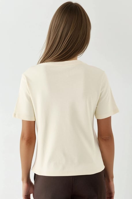 Ronde Hals Katoenen T-Shirt - Image 3