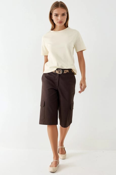 Ronde Hals Katoenen T-Shirt - Image 4