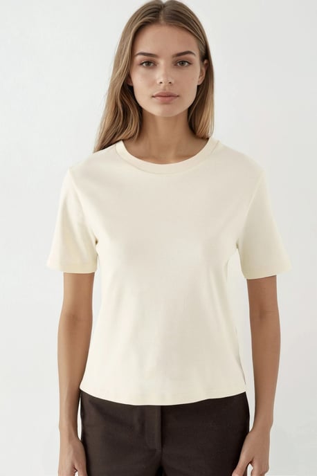 Ronde Hals Katoenen T-Shirt - Image 6