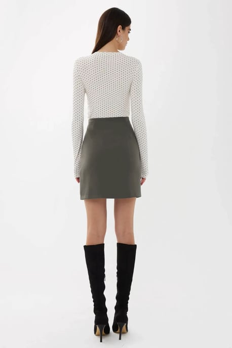 High-Waist Side-Slit Skirt - Image 4