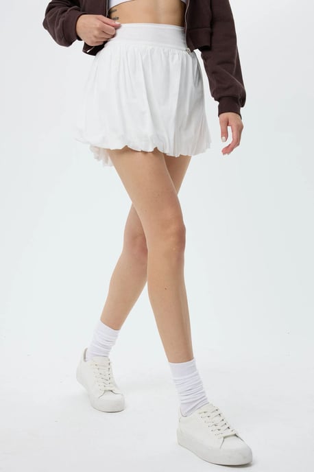 Mini Balloon Skirt with Attached Inner Short - Image 3