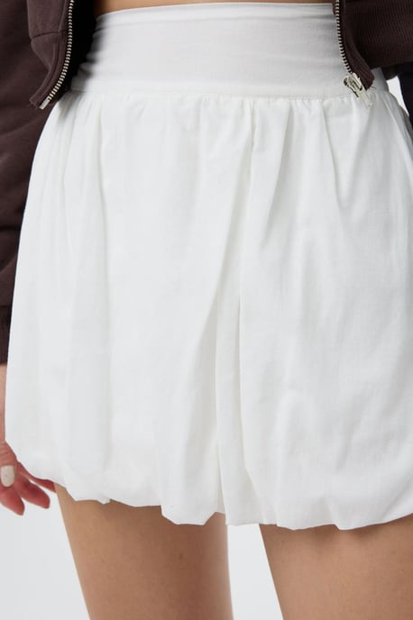 Mini Balloon Skirt with Attached Inner Short - Image 4