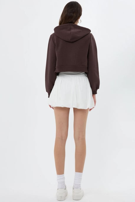 Mini Balloon Skirt with Attached Inner Short - Image 5