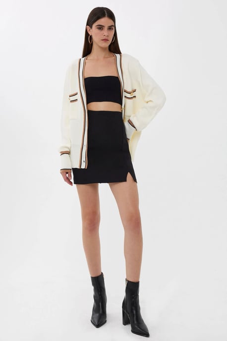 Hoge Taille Zijsplit Rok - Image 2