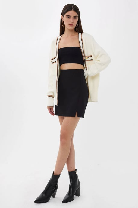 Hoge Taille Zijsplit Rok - Image 4