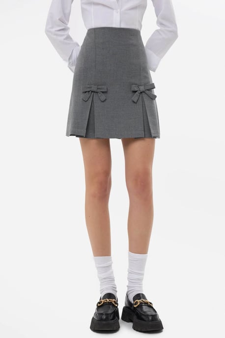 Bow Detailed Mini Skirt - Image 3