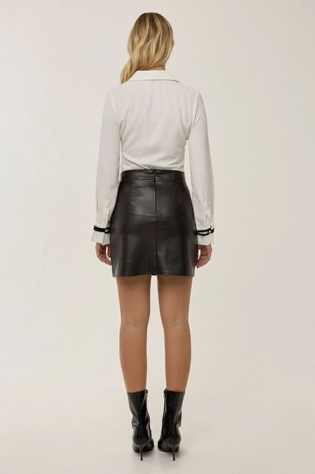 Leren Look Minirok - Image 4