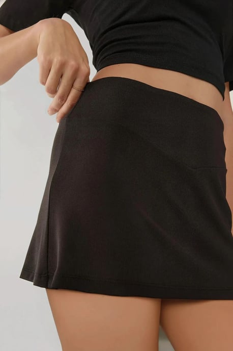 Basic Mini Jersey Kjorts - Image 2