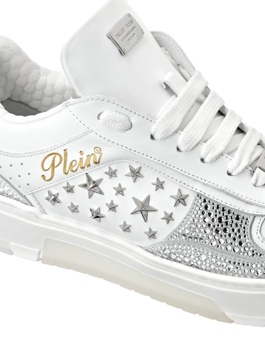 Låga sneakers med mix av nitar och stjärna - Image 3