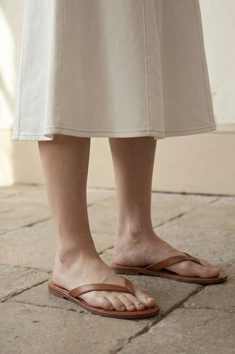 High Waist A-Line Midi Skirt with Pockets - Image 6