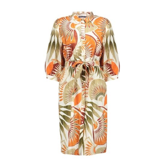 Geisha dress 67395-20 250 dark orange/green/camel - Image 1
