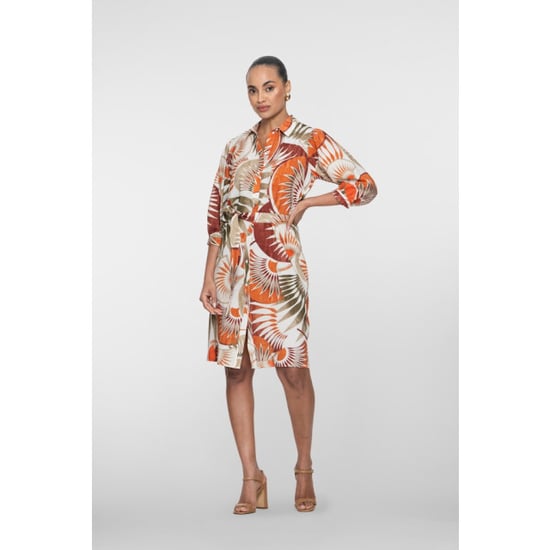 Geisha dress 67395-20 250 dark orange/green/camel - Image 3