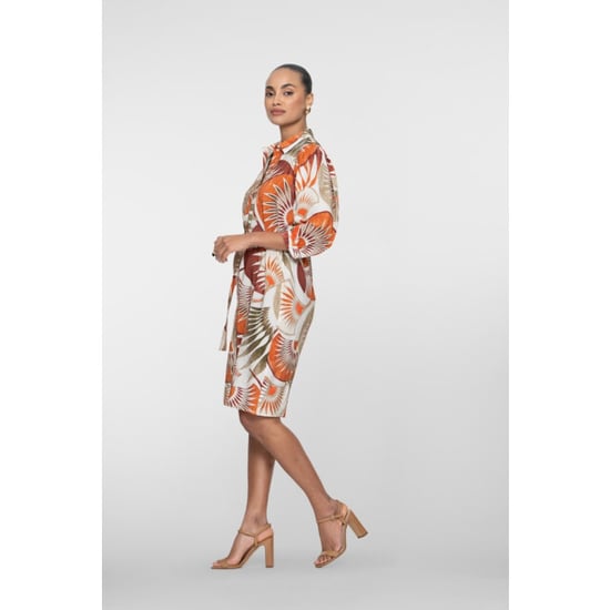Geisha dress 67395-20 250 dark orange/green/camel - Image 5