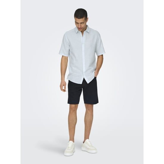 Only & Sons onscaiden life ss solid linen blend 22009885 cashmere - Image 3