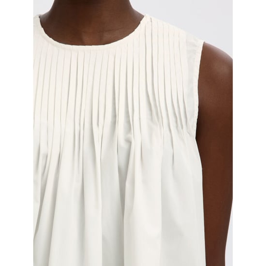 Selected Femme slfsophia sl pleated top b 16101312 snow white - Image 4