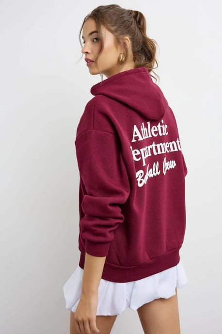 Överdimensionerad tryckt hoodie - Image 3