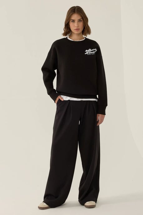 Comfort Fit Slogan Sweatshirt - Image 2