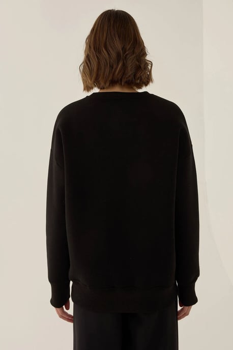 Comfort Fit Slogan Sweatshirt - Image 5