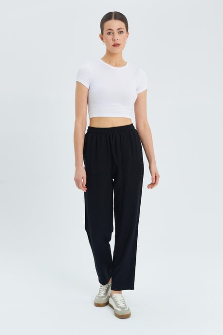 Hoge Taille Wortel Pas Broek metkoord Taille - Image 3