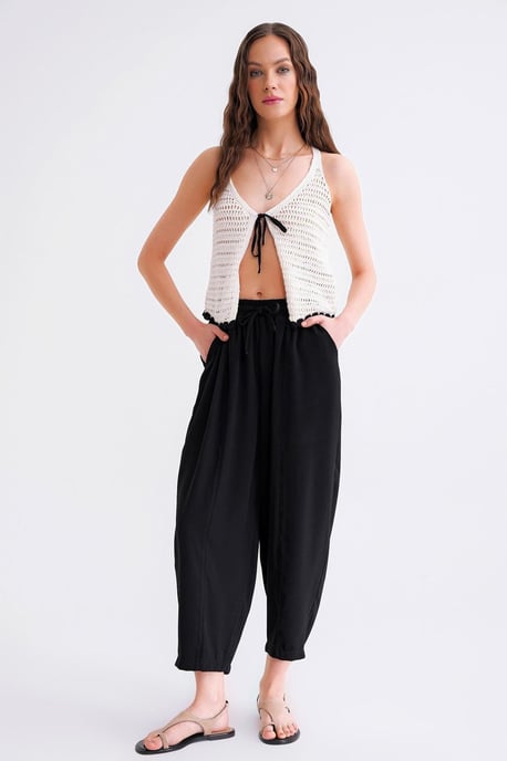 Salwar Fit Drawstring Pants - Image 2