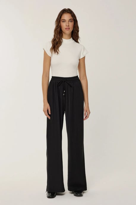 Rekbare Taille Wijde Pantalon - Image 1