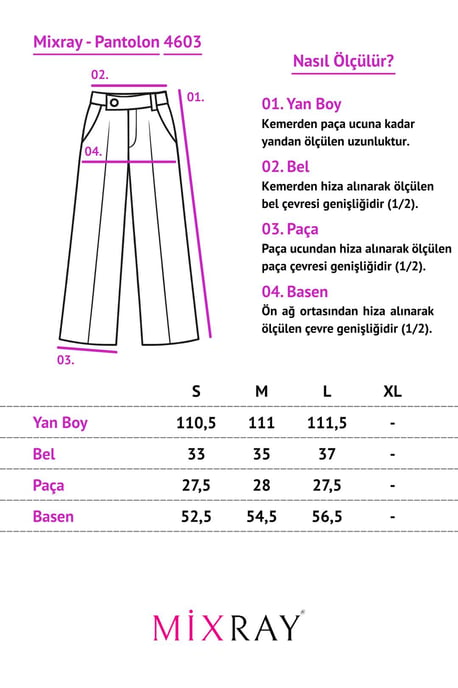 Högmidjade velour raka byxor - Image 3