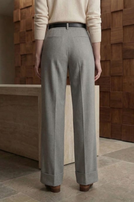 Gepofte Pantalon met Ceintuurlus - Image 3
