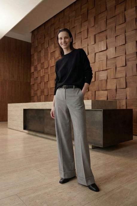 Gepofte Pantalon met Ceintuurlus - Image 4