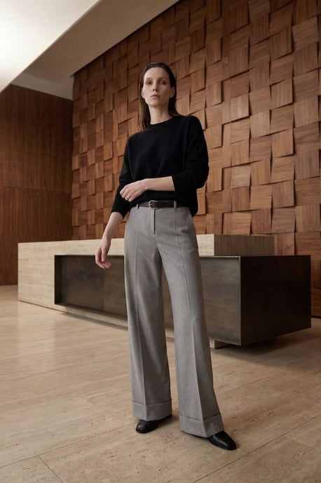 Gepofte Pantalon met Ceintuurlus - Image 5