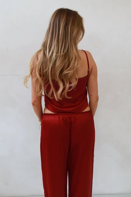 Ana Wijdpijpen Satijnen Broek - Image 2