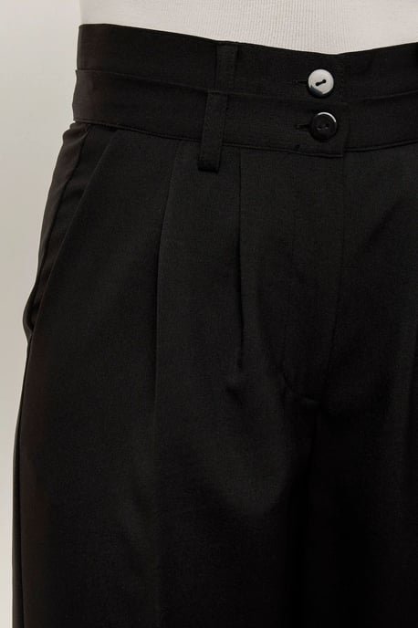 Wide Leg Double Waisted Pants - Image 4