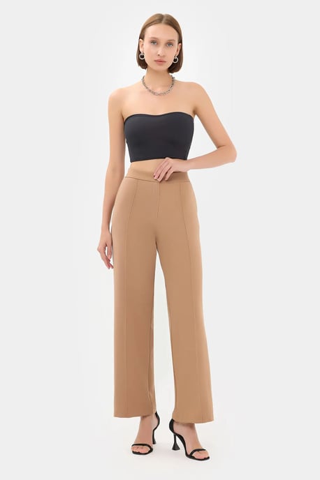 High Waist Wide Leg Trousers - Image 1