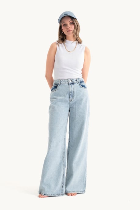 Höghalset Ribbat Bodycon Topp - Image 3