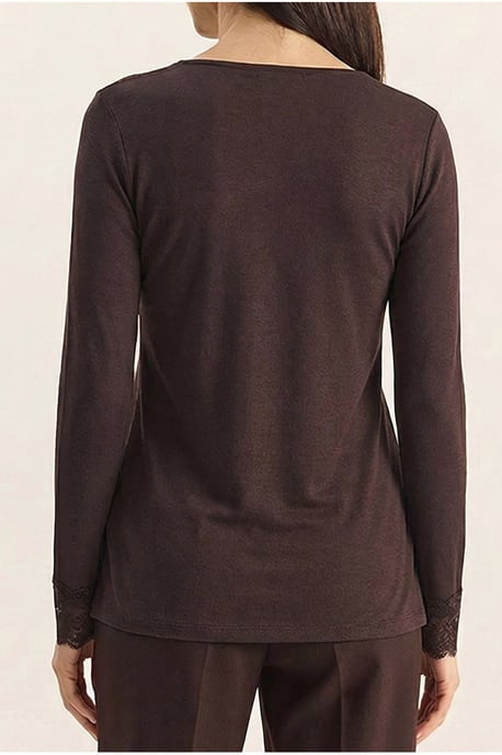Lace Gedetailleerde V-hals Blouse - Image 5