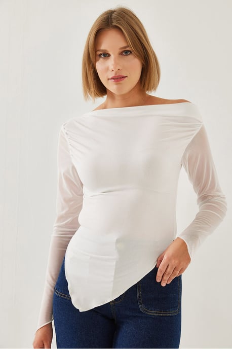 Grundläggande topp med asymmetrisk fåll - Image 4