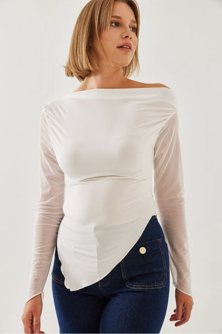 Grundläggande topp med asymmetrisk fåll - Image 6