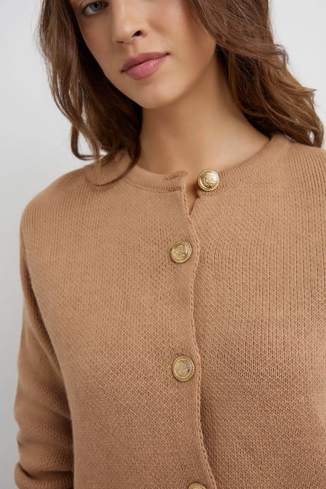 Geknoopte Brei Cardigan - Image 4